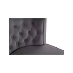 Chaise de salle à manger en velours, lot de 2