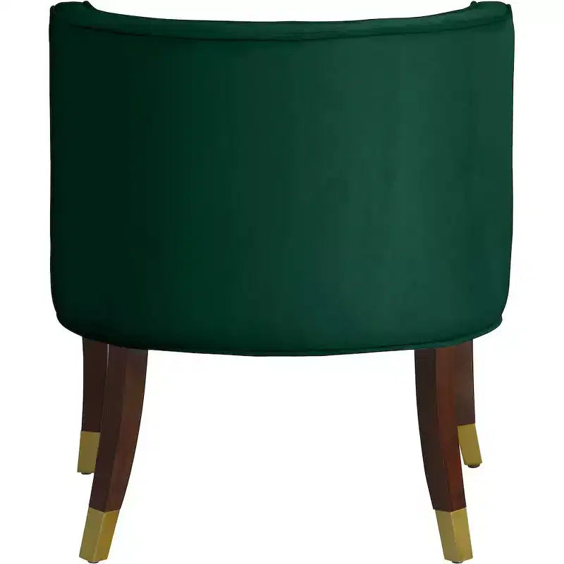 Chaise de salle à manger en velours, lot de 2