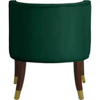 Chaise de salle à manger en velours, lot de 2