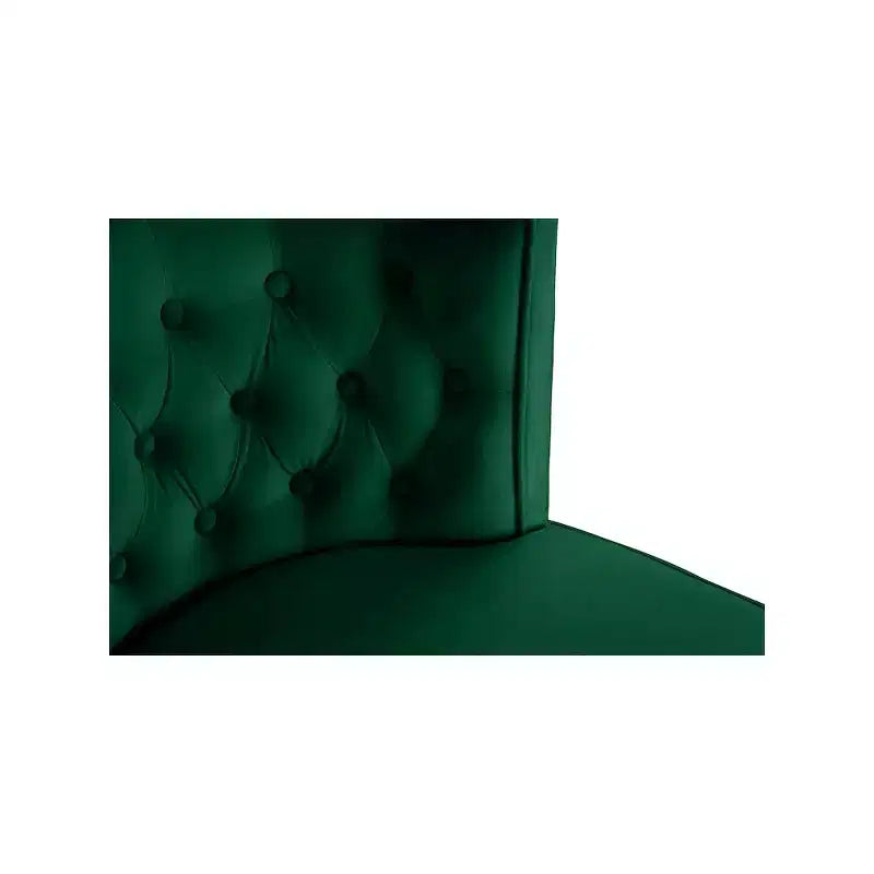 Chaise de salle à manger en velours, lot de 2