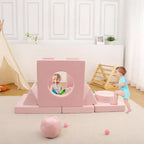 Canapé pour enfants, canapé Nugget 12 pièces pour salle de jeux, canapé modulaire pour tout-petits, canapé sectionnel convertible en mousse pour enfants