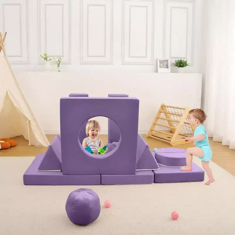 Canapé pour enfants, canapé Nugget 12 pièces pour salle de jeux, canapé modulaire pour tout-petits, canapé sectionnel convertible en mousse pour enfants