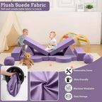 Canapé pour enfants, canapé Nugget 12 pièces pour salle de jeux, canapé modulaire pour tout-petits, canapé sectionnel convertible en mousse pour enfants