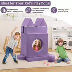 Canapé pour enfants, canapé Nugget 12 pièces pour salle de jeux, canapé modulaire pour tout-petits, canapé sectionnel convertible en mousse pour enfants