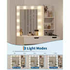 Coiffeuse avec 4 tiroirs, 2 étagères, Commode moderne, Chambre ou Dressing