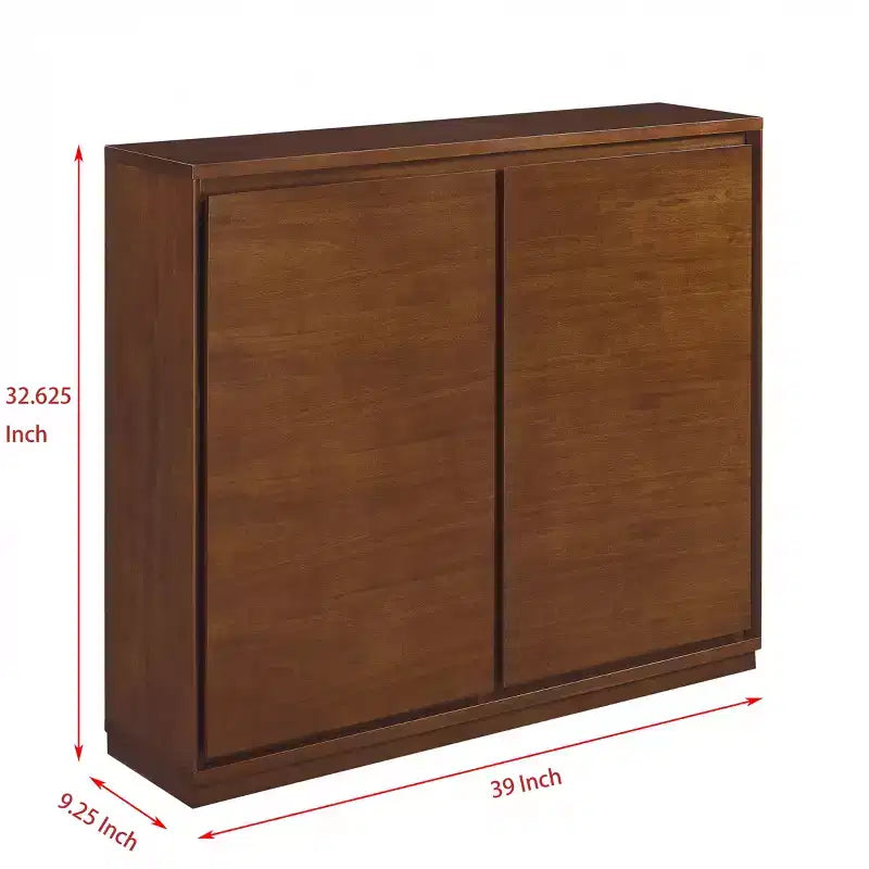 Bahut 2 portes en bois moderne avec trous de sortie