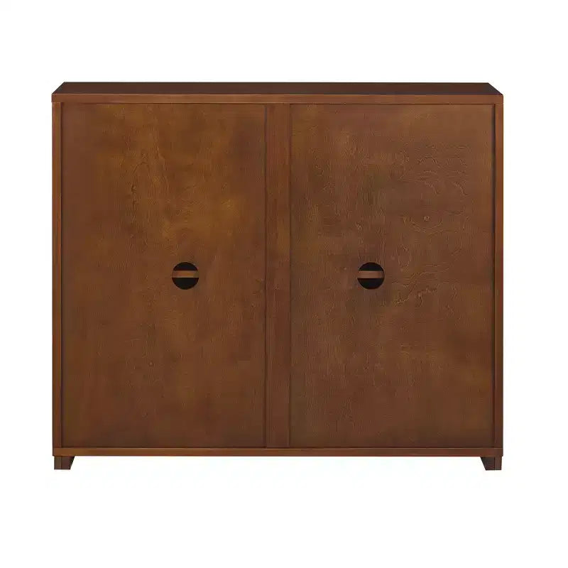 Bahut 2 portes en bois moderne avec trous de sortie