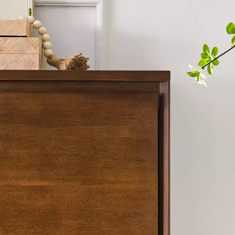 Bahut 2 portes en bois moderne avec trous de sortie