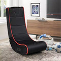 GDFStudio Claudia Bluetooth Floor Foldable Gaming Chair with Built-in Speakers