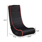 Chaise de jeu pliable Bluetooth au sol avec haut-parleurs intégrés