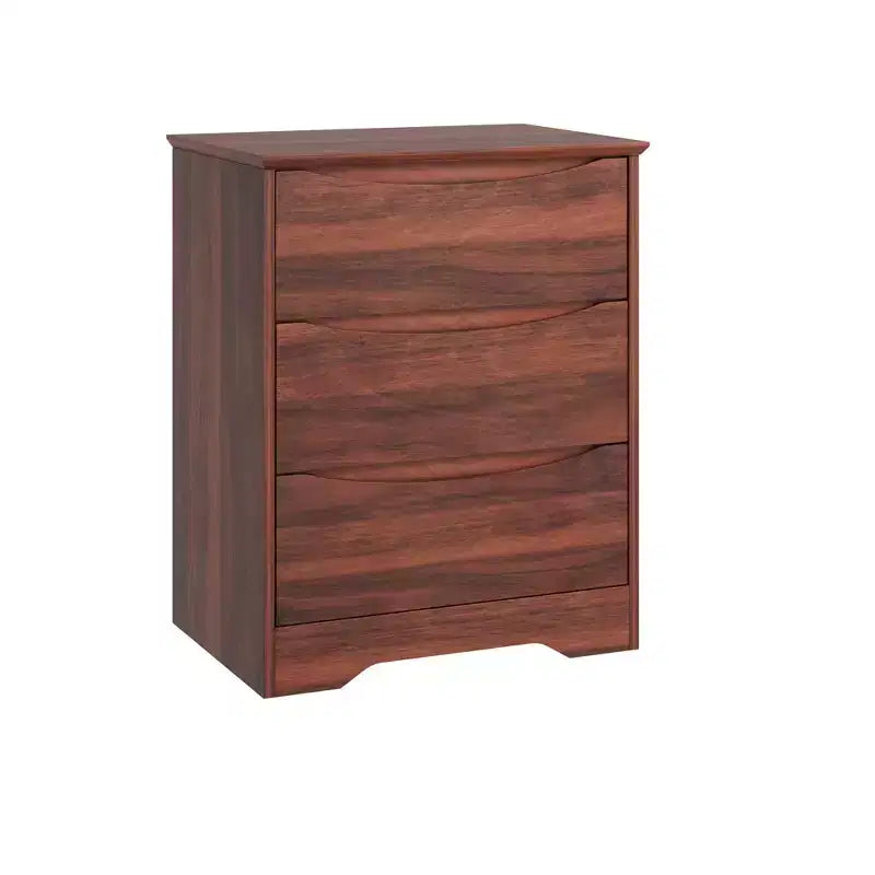 Commode à 3 tiroirs pour chambre à coucher, commode en bois de 75 cm de haut, petite commode de chevet, organisateur de rangement de vêtements pour chambre à coucher, couloir