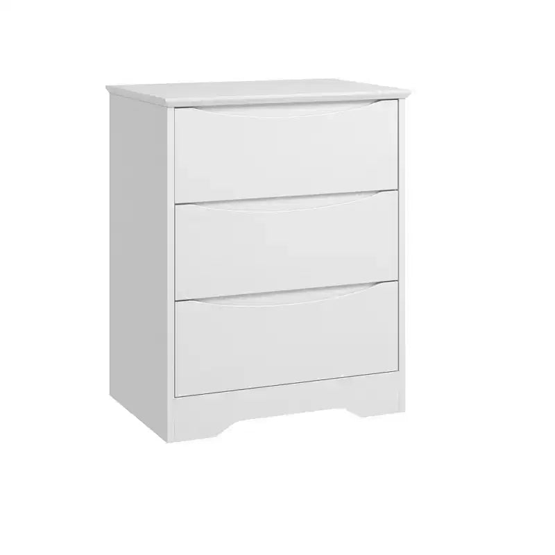 Commode à 3 tiroirs pour chambre à coucher, commode en bois de 75 cm de haut, petite commode de chevet, organisateur de rangement de vêtements pour chambre à coucher, couloir
