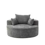 Fauteuil de couchage moderne en peluche, sans assemblage, canapé simple et confortable pour salon et chambre à coucher