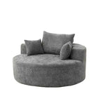 Fauteuil de couchage moderne en peluche, sans assemblage, canapé simple et confortable pour salon et chambre à coucher